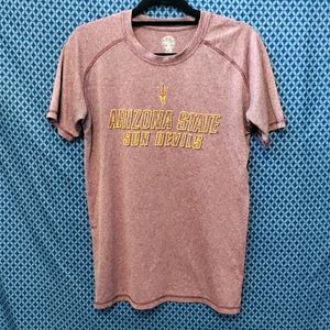 Rivalry Threads 91 - Men's short sleeve A.S.U polyester shirt. Size- M